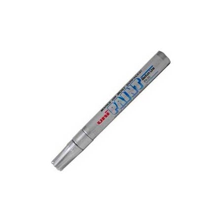 Sanford Sanford Uni Paint Marker, Oil-Based, Medium, Metallic Silver Ink 63614